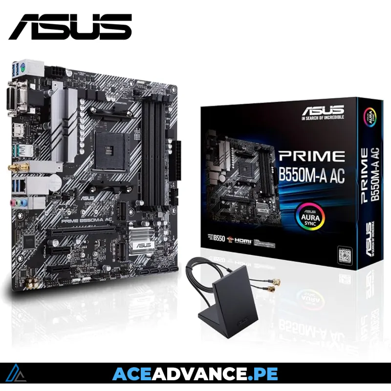 MBB ASUS AMD AM4 B550M-A AC WIFI BT AURA SYNC