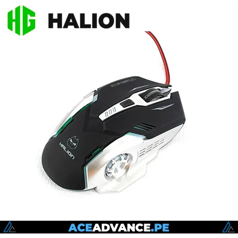 MOUSE GAMER HALION OPTIMUS RGB