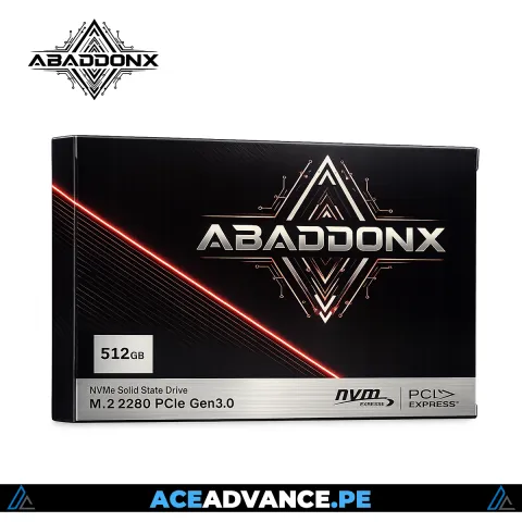 DISCO SOLIDO 512GB NVME M.2 ABADDONX 3300MBS