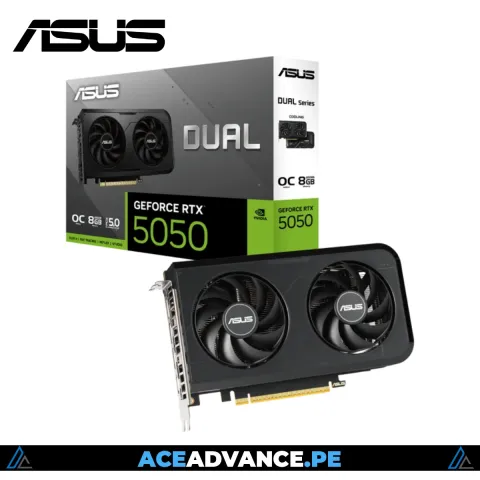 TARJETA DE VIDEO RTX 5050 8GB ASUS DUAL