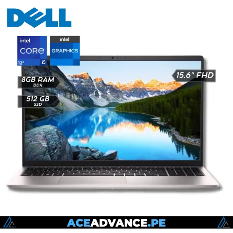 LAPTOP DELL INSPIRON 15 3000 3520 CORE I5-1235U/8GB/SSD512GB/15.6/ HKG75