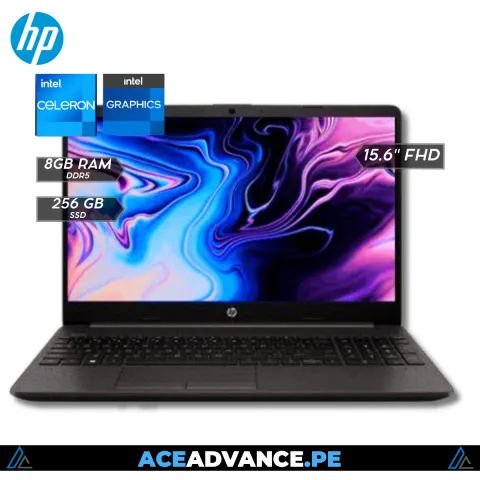 LAPTOP HP 250 G9 - CELERON N4500/8GB/SSD256GB/FREE/15.6/  A12FJLA