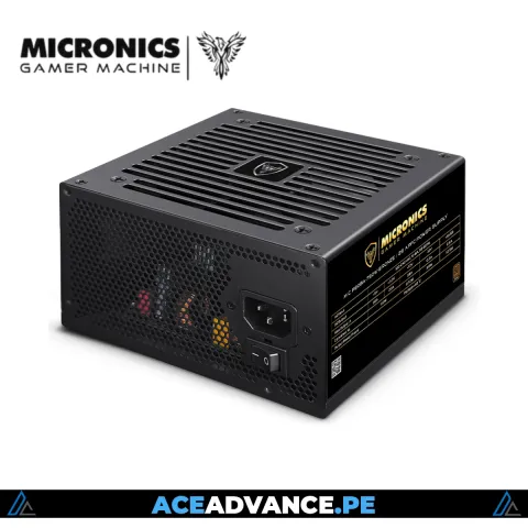 FUENTE DE PODER MICRONICS MIC P600B 750W 80 PLUS CERTIFICADA