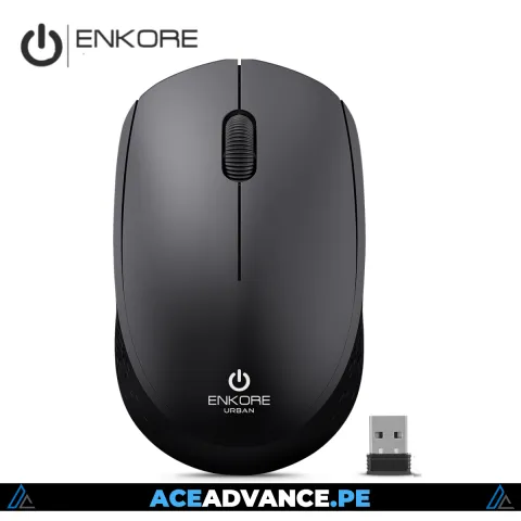 MOUSE OFICINA, ENKORE, URBAN NEGRO INALAMBRICO