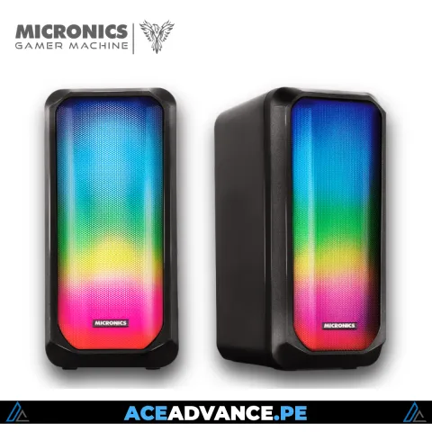 PARLANTE LUXOR + MIC S305U 2.0 RGB