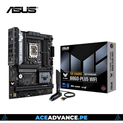 PLACA MADRE B860-PLUS ASUS TUF GAMING WIFI DDR5 LGA 1851