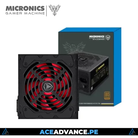 FUENTE DE PODER MICRONICS MIC P650B 650W 80 PLUS BRONZE