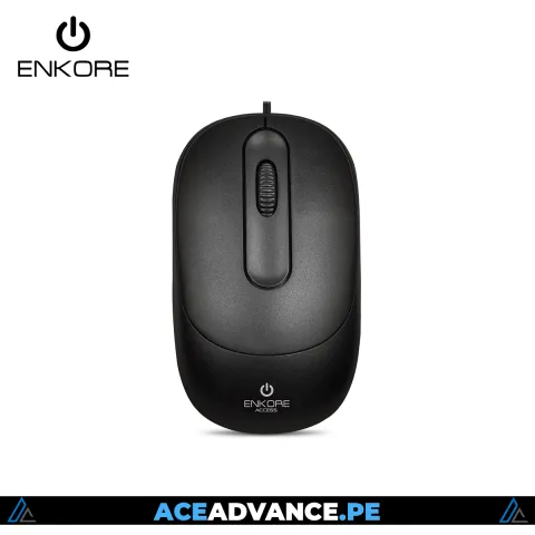 MOUSE OFICINA, ENKORE, URBAN NEGRO CON CABLE