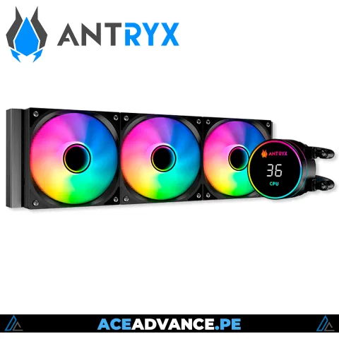 REGRIGERACIÓN LIQUIDA ANTRYX TRITON CRONUS 360 BLACK ARGB 