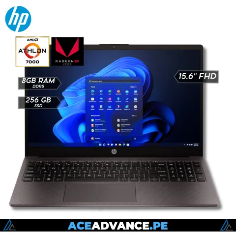 LAPTOP HP 255 G10 - ATHLON 7120U 8GB SSD256GB FREE 15.6" 9E527LA