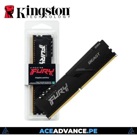MEMORIA RAM 8GB DDR4 3200MHZ KINGSTON FURY CL16