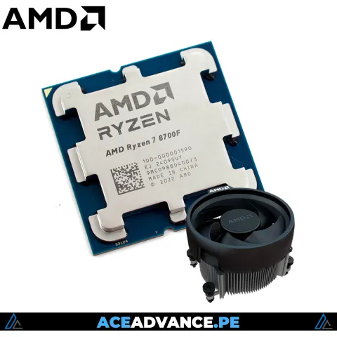 PROCESADOR RYZEN 7 8700F 8N/16H BULK  c/ COOLER AMD
