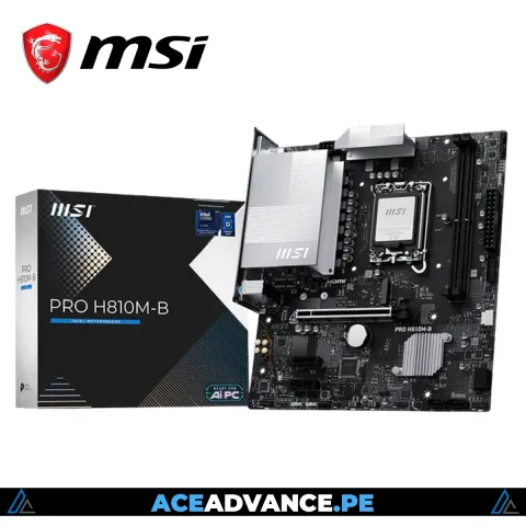 PLACA MADRE MSI PRO H810M-B D5 1851 mATX