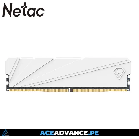MEMORIA RAM 16GB 3200MHZ DDR4 WHITE NETAC SHADOW