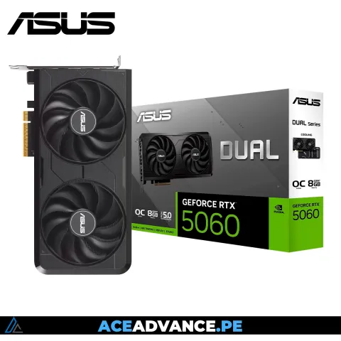 TARJETA DE VIDEO ASUS DUAL EVO RTX 5060 8GB GDDR7 