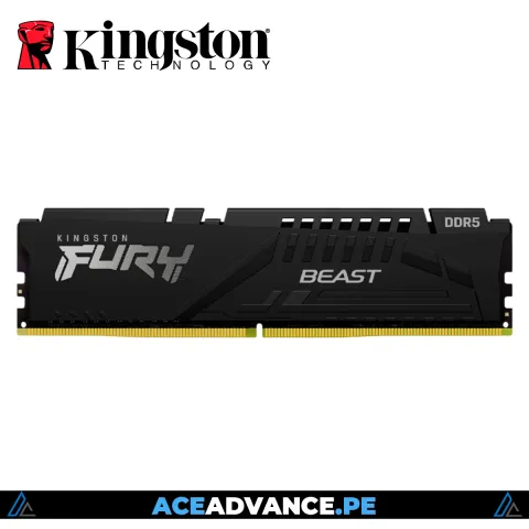 MEMORIA RAM 16GB DDR5 5600MHZ KINGSTON FURY BEAST 