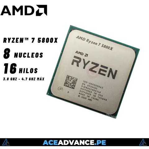 PROCESADOR RYZEN 7 5800X 8N/16H OEM