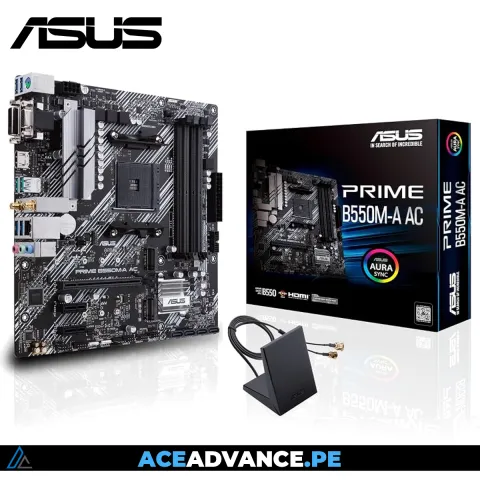 MBB ASUS AMD AM4 B550M-A AC WIFI BT AURA SYNC