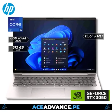 LAPTOP HP VICTUS GAMING 15-FA0021LA CORE I5-12450H/8GB/SSD512GB/VD4GB/W11/15.6/ A14LCLA