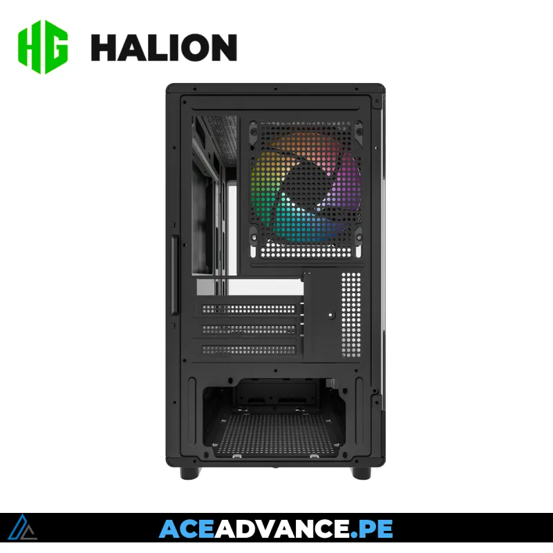 CASE  FPMAX  DIAMOND R2M RGB 1 FAN MATX VIDRIO PECERA — imagen 2