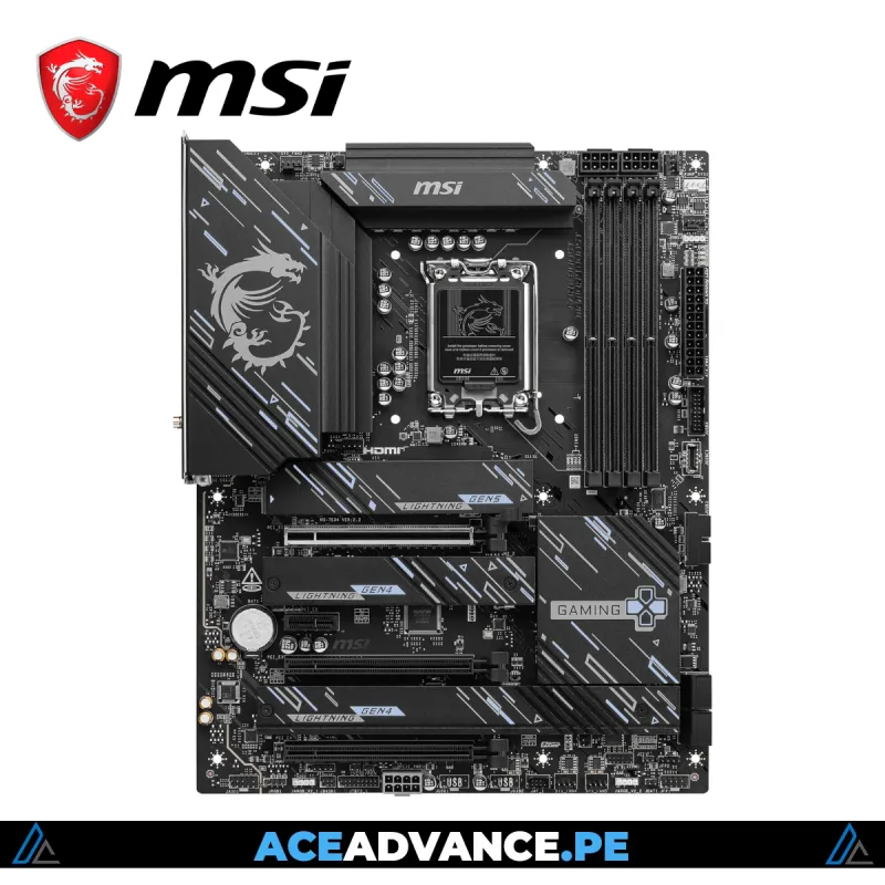PLACA MADRE MSI Z890 GAMING PLUS WIFI7 DDR5 ATX — imagen 2
