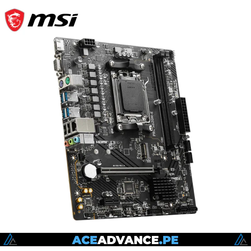 PLACA MADRE A620M-E MSI 2 SLOTS DDR5 — imagen 3