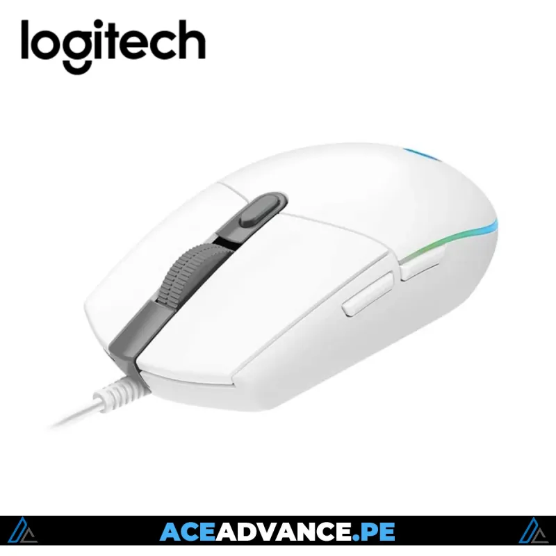 MOUSE GAMING LOGITECH G203 LIGHTSYNC RGB WHITE — imagen 2