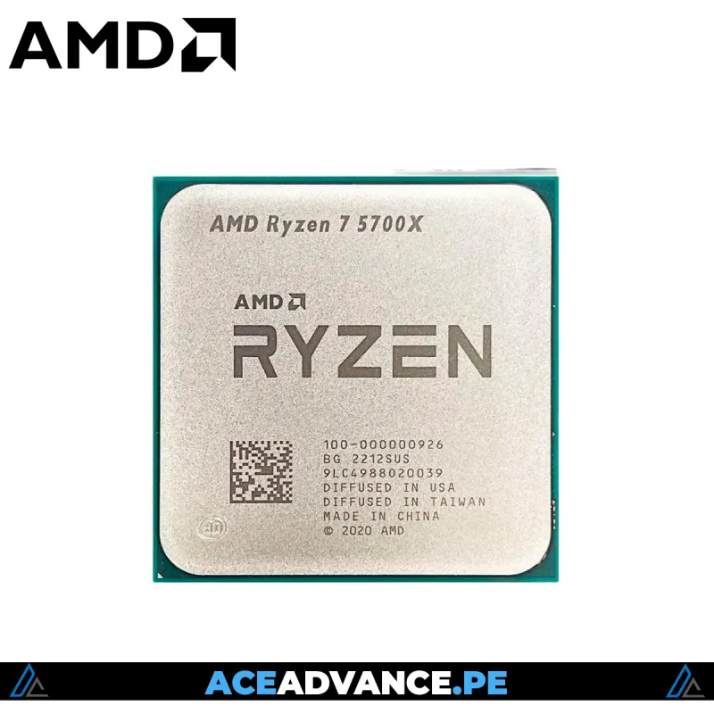 PROCESADOR RYZEN 7 5700X 8N/16H BULK — imagen 2