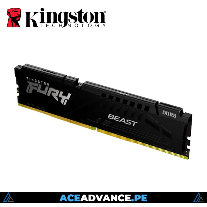MEMORIA RAM 16GB DDR5 5600MHZ KINGSTON FURY BEAST  — imagen 2