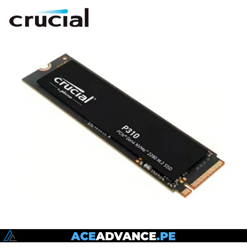 DISCO SOLIDO M.2 NVME P310 512GB CRUCIAL 2280 M.2 GEN 4 6600MBS — imagen 4