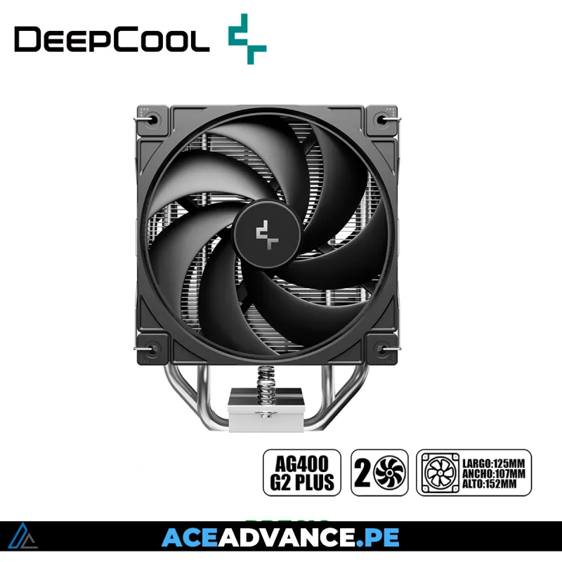 DISIPADOR DE TORRE AG400 G2 PLUS 2 FAN — imagen 2