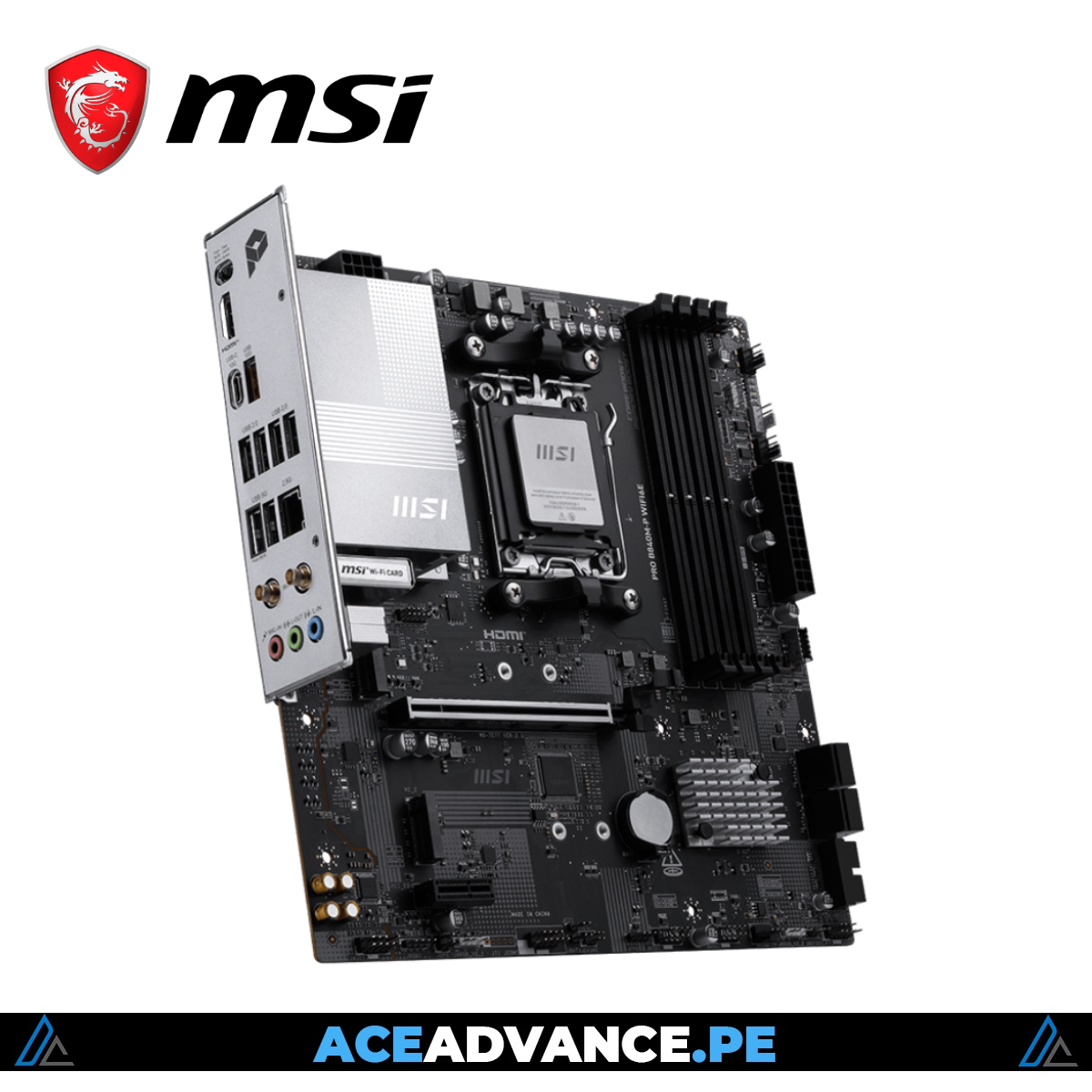 PLACA MADRE MSIPRO B840M-P WIFI6E DDR5 M-ATX