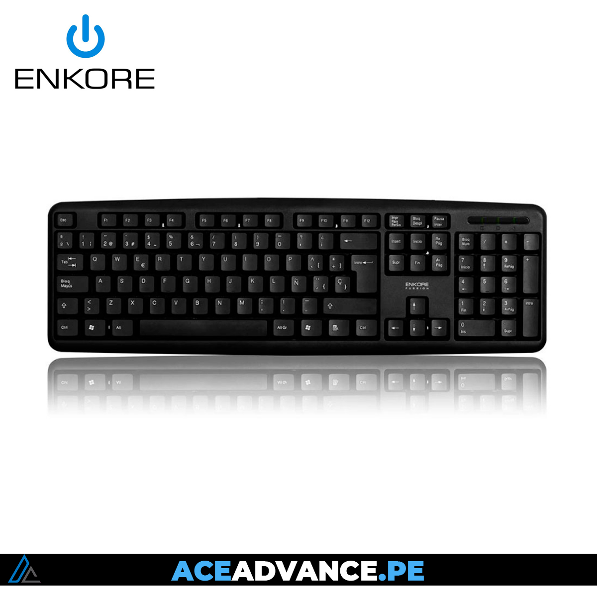 KIT 2 EN 1 FUSSION OFICINISTA TECLADO Y MOUSE