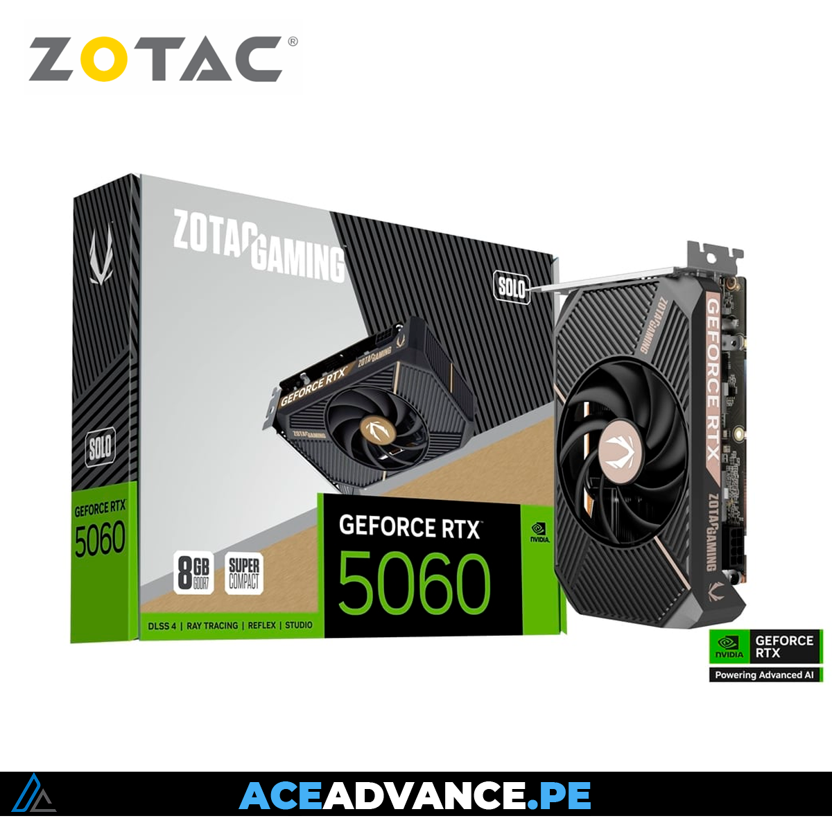 TARJETA DE VIDEO ZOTAC  RTX 5060 8GB GDDR7