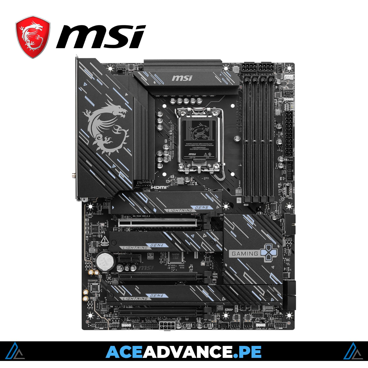 PLACA MADRE MSI Z890 GAMING PLUS WIFI7 DDR5 ATX