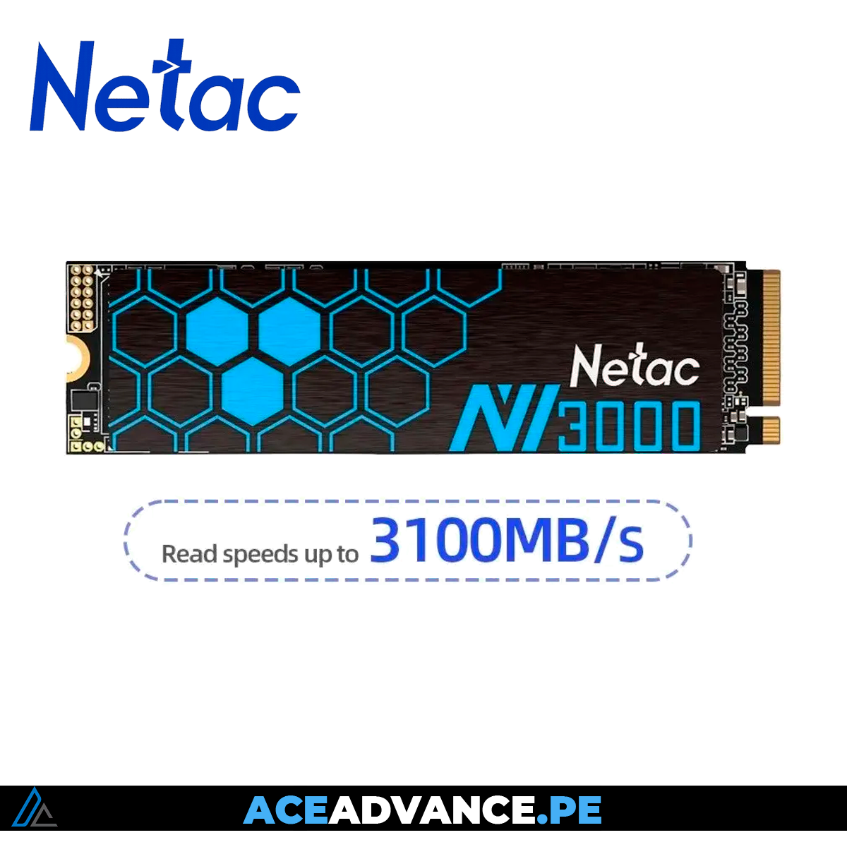 DISCO SOLIDO SSD NVME 500GB NETAC M.2