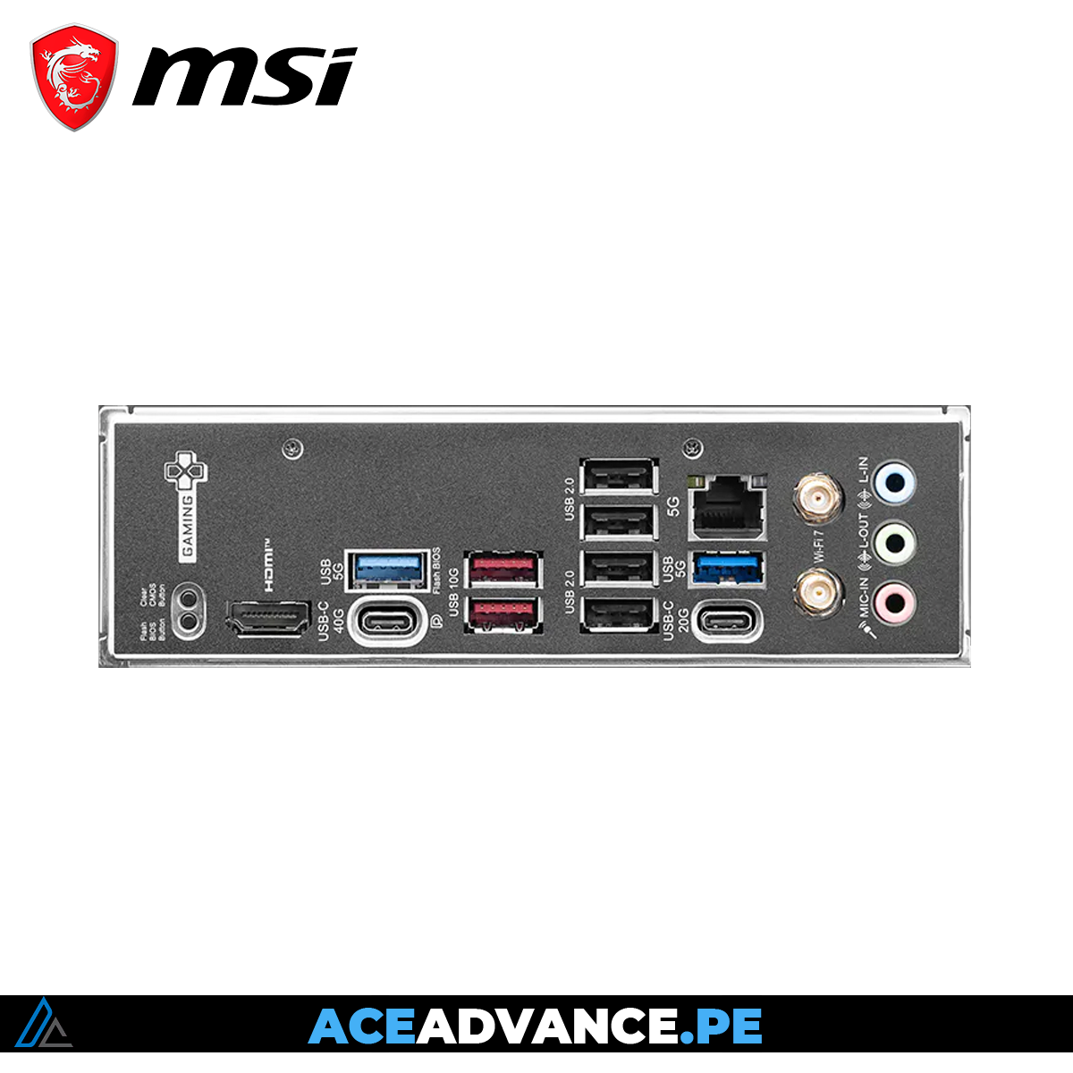 PLACA MADRE X870 MSI GAMING PLUS ATX DDR5 WIFI7 — imagen 5