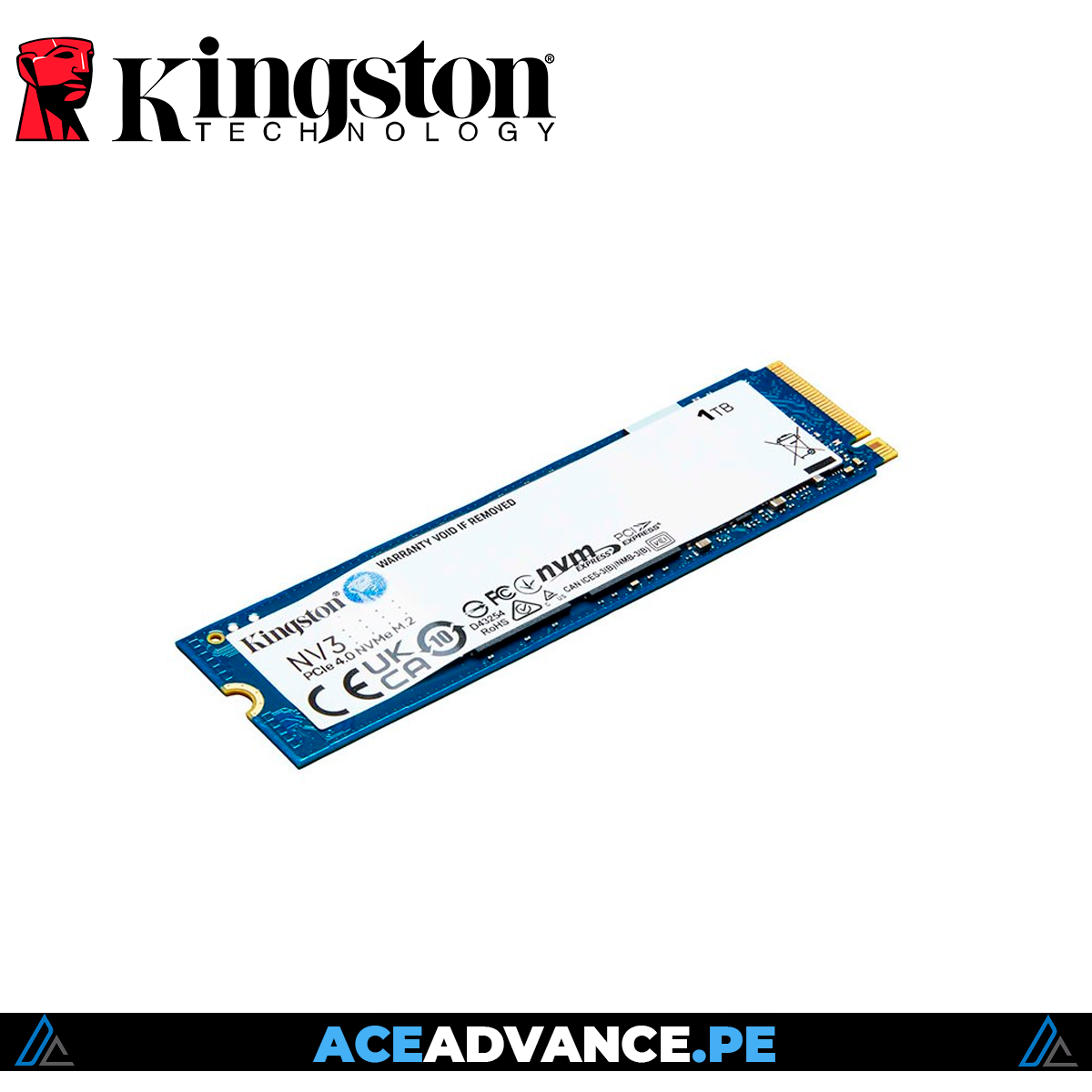 DISCO SOLIDO 1TB NV3 NVME PCIE 4.0 KINGSTON 6000MB/S