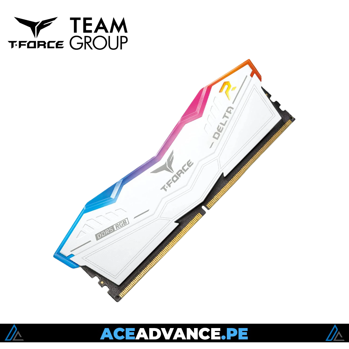 MEMORIA RAM T-FORCE DELTA RGB 16GB DDR5 5200MHZ DDR5 CL40