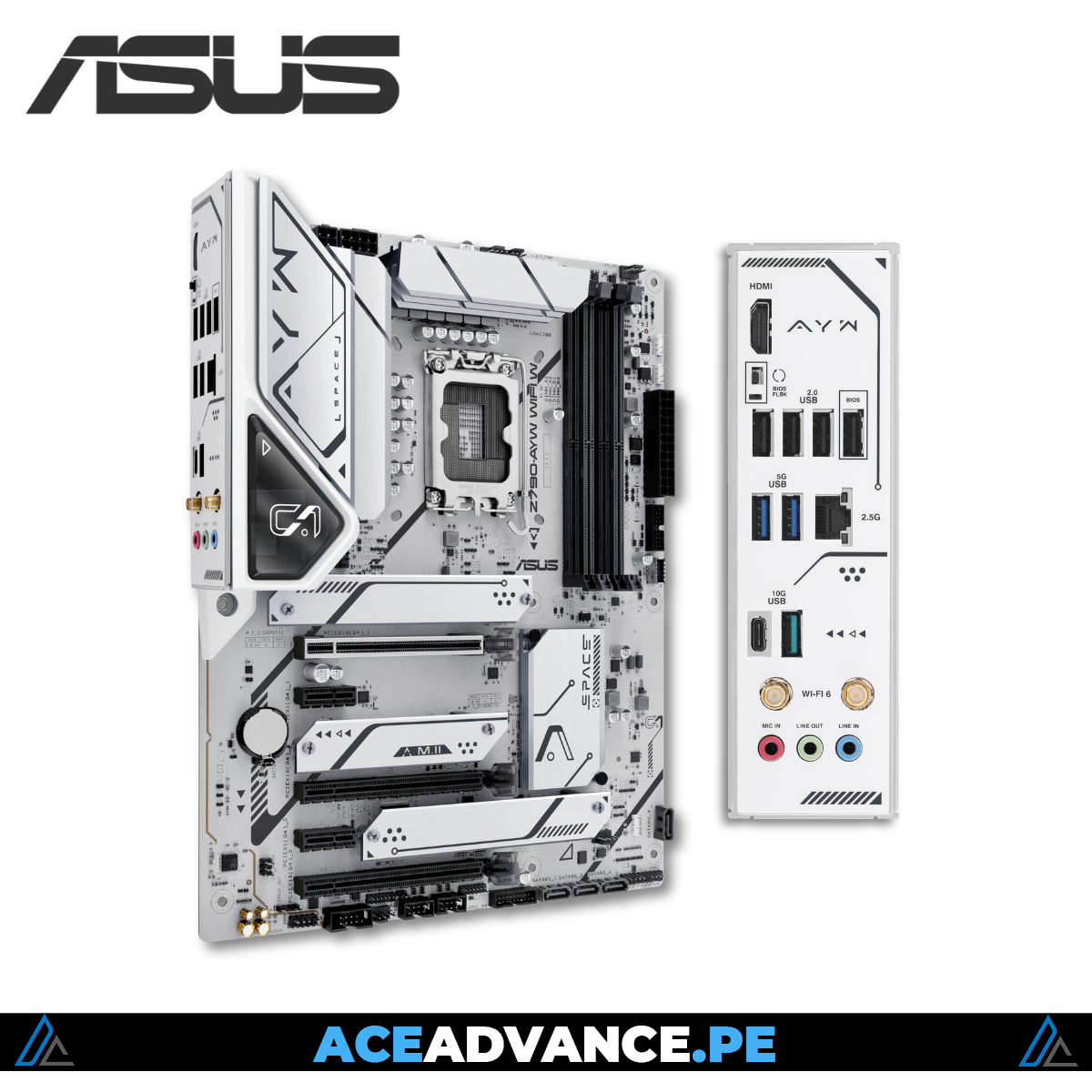 PLACA MADRE ASUS Z790-AYW WIFI WHITE W II