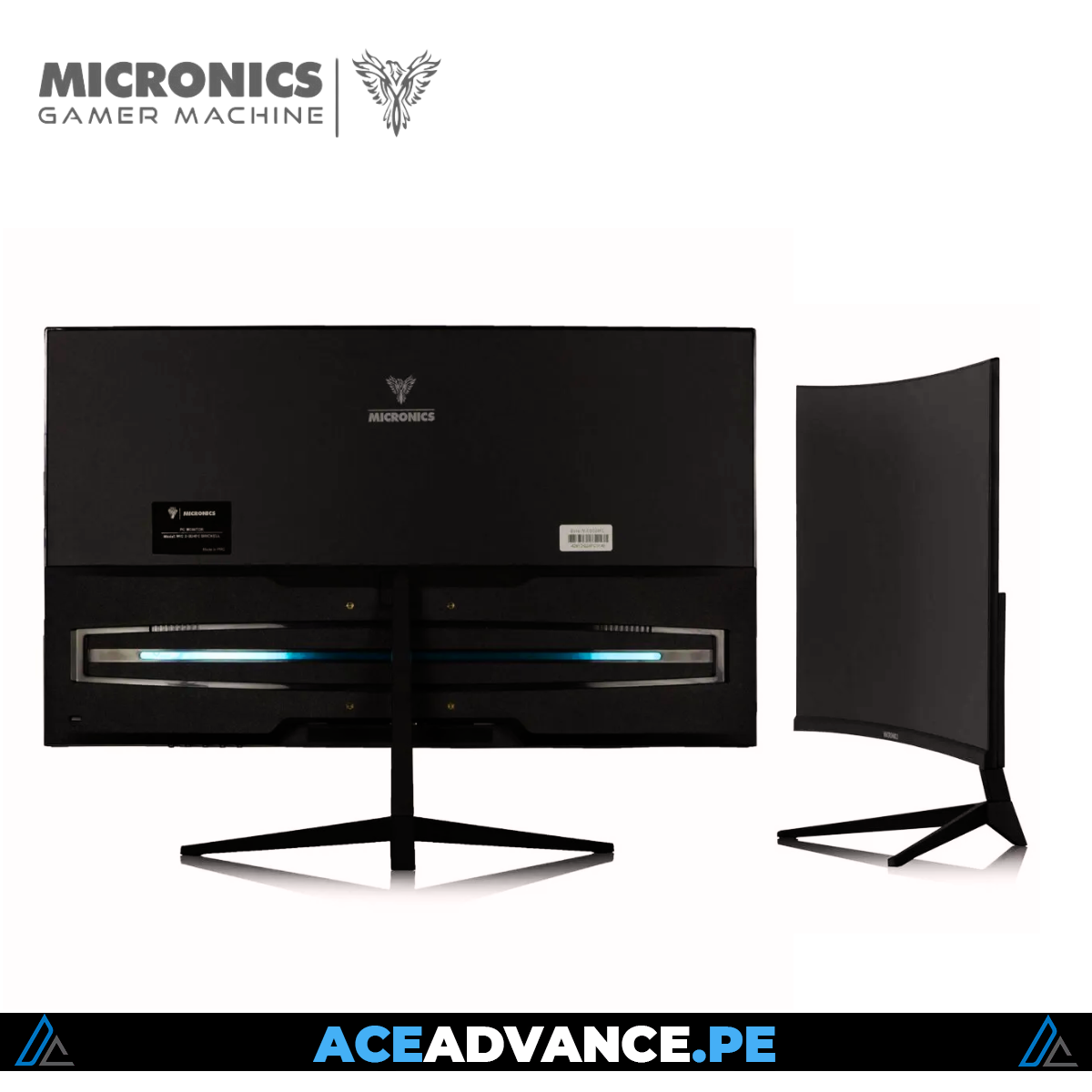 MONITOR MICRONIC BRICKELL DG27FC 27P FHD 75HZ 4MS VA CURVO
