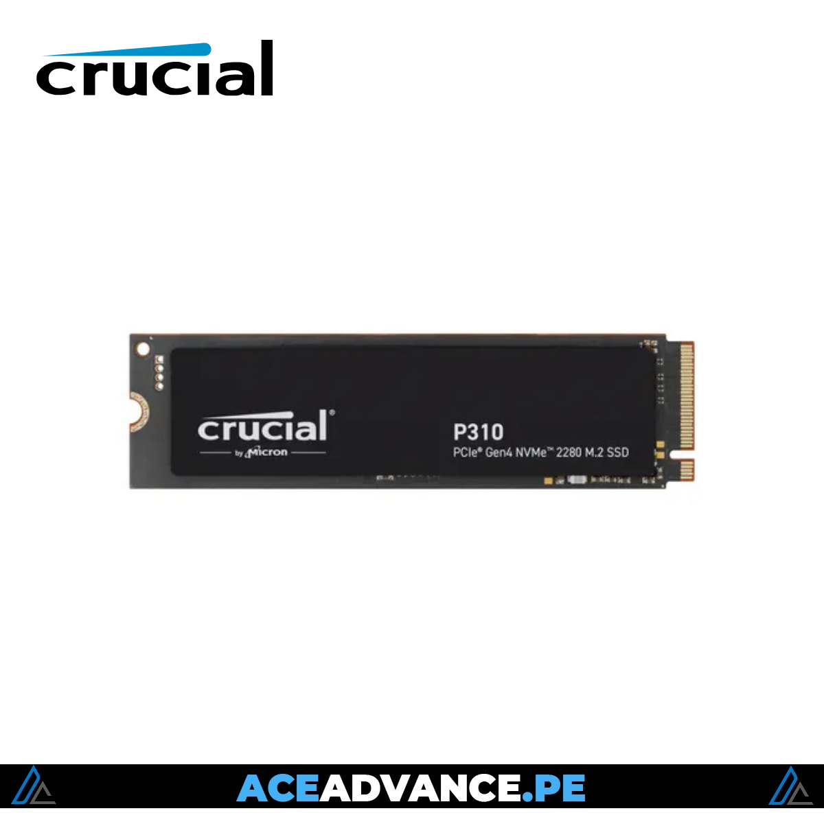 DISCO SOLIDO M.2 NVME 1TB CRUCIAL P310 M.2 GEND 4 7100MBS C/N DISIPADOR 