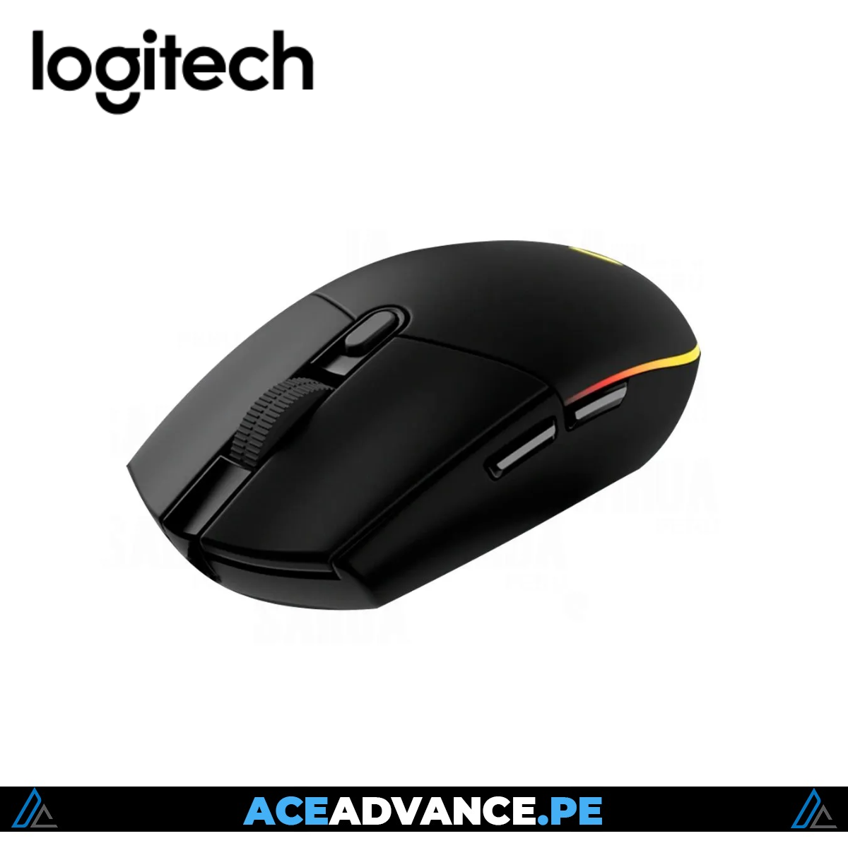 MOUSE GAMING LOGITECH G203 LIGHTSYNC RGB BLACK