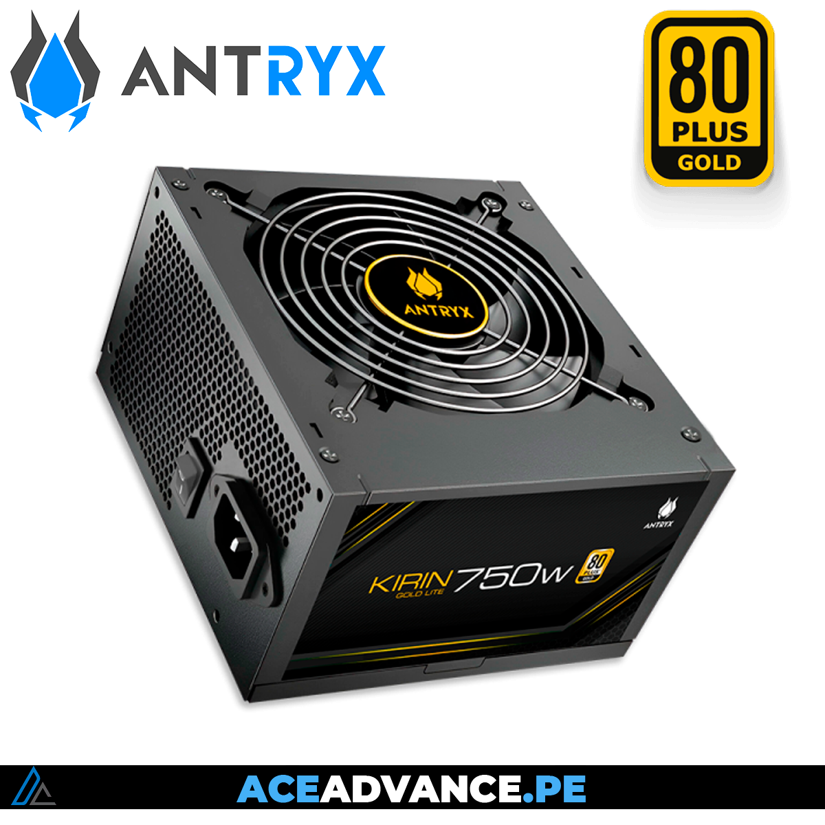 FUENTE DE PODER ANTRYX 750W KIRIN GOLD LITE 80+ GOLD — imagen 3
