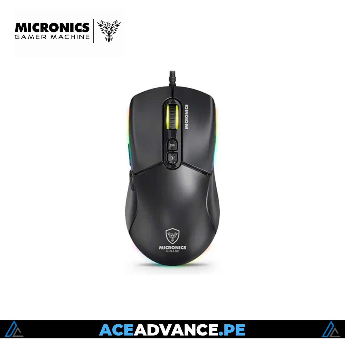 KIT 3 EN 1 GAMING, MIC MIRAGE GTX2003-3K BLACK, RED SWITCH