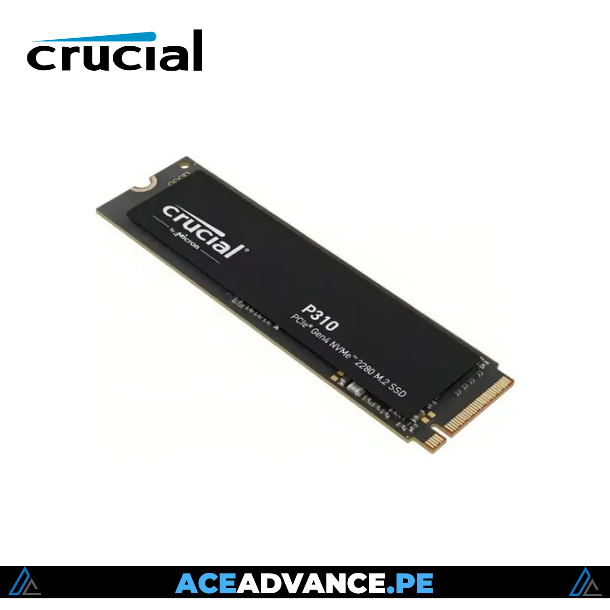 DISCO SOLIDO M.2 NVME 1TB CRUCIAL P310 M.2 GEND 4 7100MBS C/N DISIPADOR 