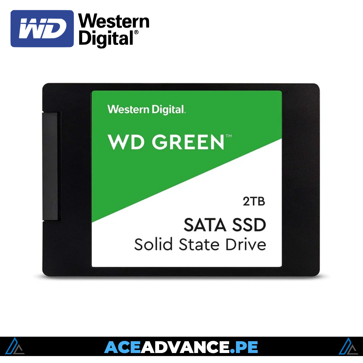 DISCO SOLIDO SATA 2TB WD GREEN  2.5