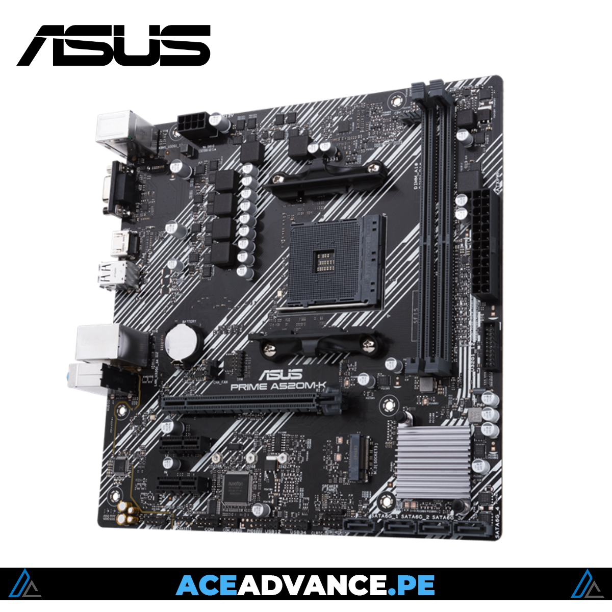 PLACA MADRE ASUS PRIME A520M-K DDR4 HDMI VGA 