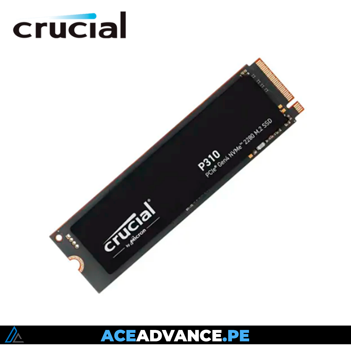 DISCO SOLIDO M.2 NVME P310 512GB CRUCIAL 2280 M.2 GEN 4 6600MBS
