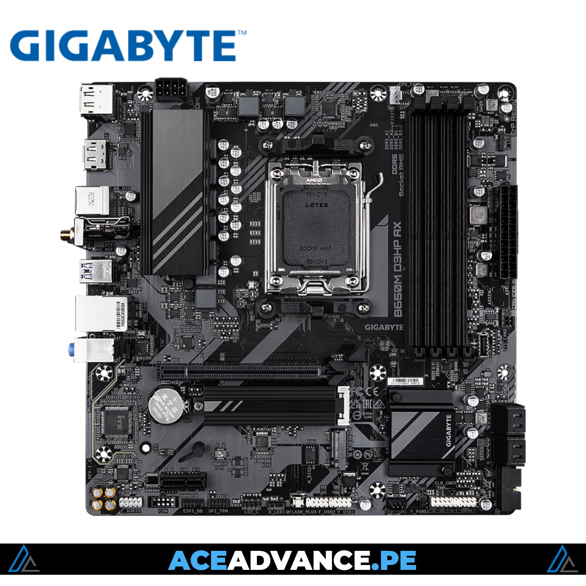 MBB, GIGABYTE, AMD AM5 B650M GIGABYTE D3HP AX